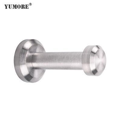 Heavy Duty Wooden Stainless Steel Screw in Wall Mount Coat Towel Keys Hat Robe Bag Hanger Hooks