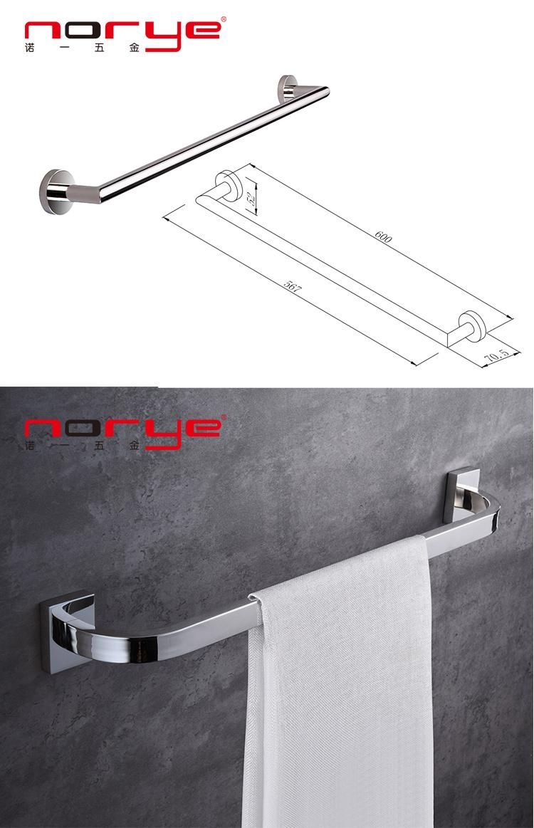 Bathroom Accessories Wall Mounted Towel Racks Stainless Steel Satin Polish