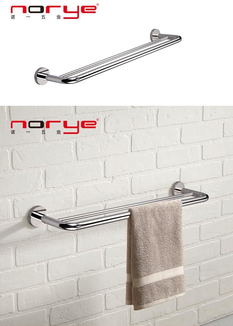 Hot Sales Bathroom Accessories Towel Rack Towel Rail Double Bar Towel Rack Stainless Steel