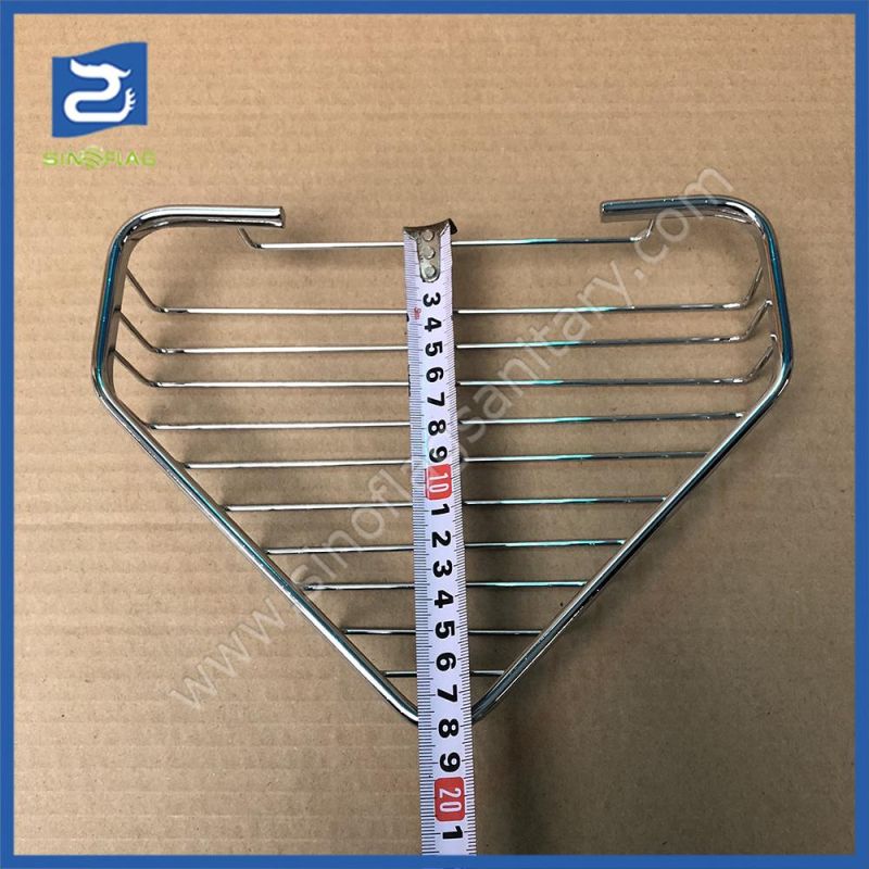 High Quality Bath Wall Triangle Shower Corner Stainless Steel 304 Bathroom Basket