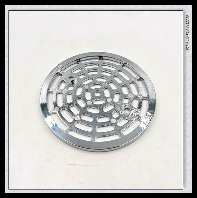 Round Shower Drain Strainer Made of Zinc Alloy