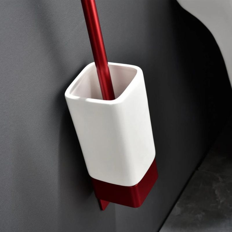 Toilet Brush Cleaning Tool Holder with Toilet Brush