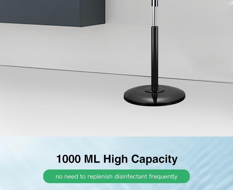 1000ml Sensor Dispenser Adjustable Black Automatic Soap Dispenser Bracket, Dispenser Soap Stand