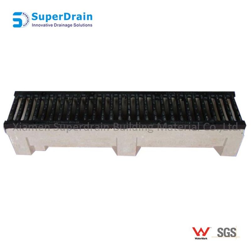 Hot Sale Polymer Concrete Channel with Steel Grating