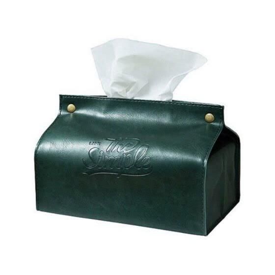 Hot Sale Customized Leather Tissue Bag