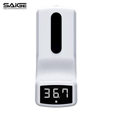 Saige 1000ml K9 Thermometer Intelligent Hand Sanitizer Liquid Dispenser