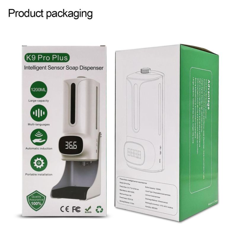 Hand Sanitizer Dispenser Touchless Soap Spray K9 PRO Plus with Tuya Smart WiFi