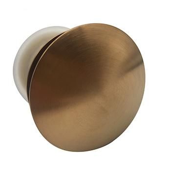 Brass Mushroom Rose Golden Basin Waste Drainer Brass Pop up Drain Brass Drainer (ND519 Rose Gold)