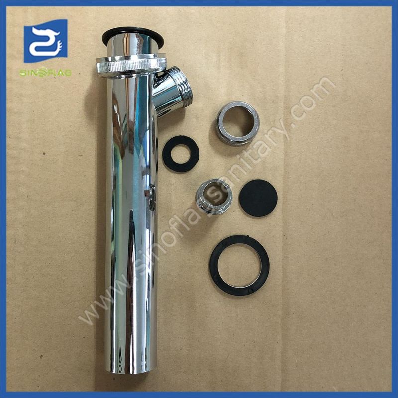 Diameter 32 X 200 mm Chromed ABS Adjustable Drain Pipe