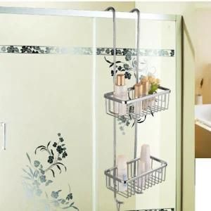 Brass Bathroom Shower Caddy Shelves -Chrome