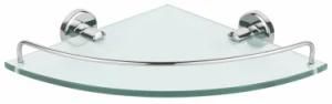 Wholesale Bathroom Corner Stainless Steel Glass Shelf 3049f