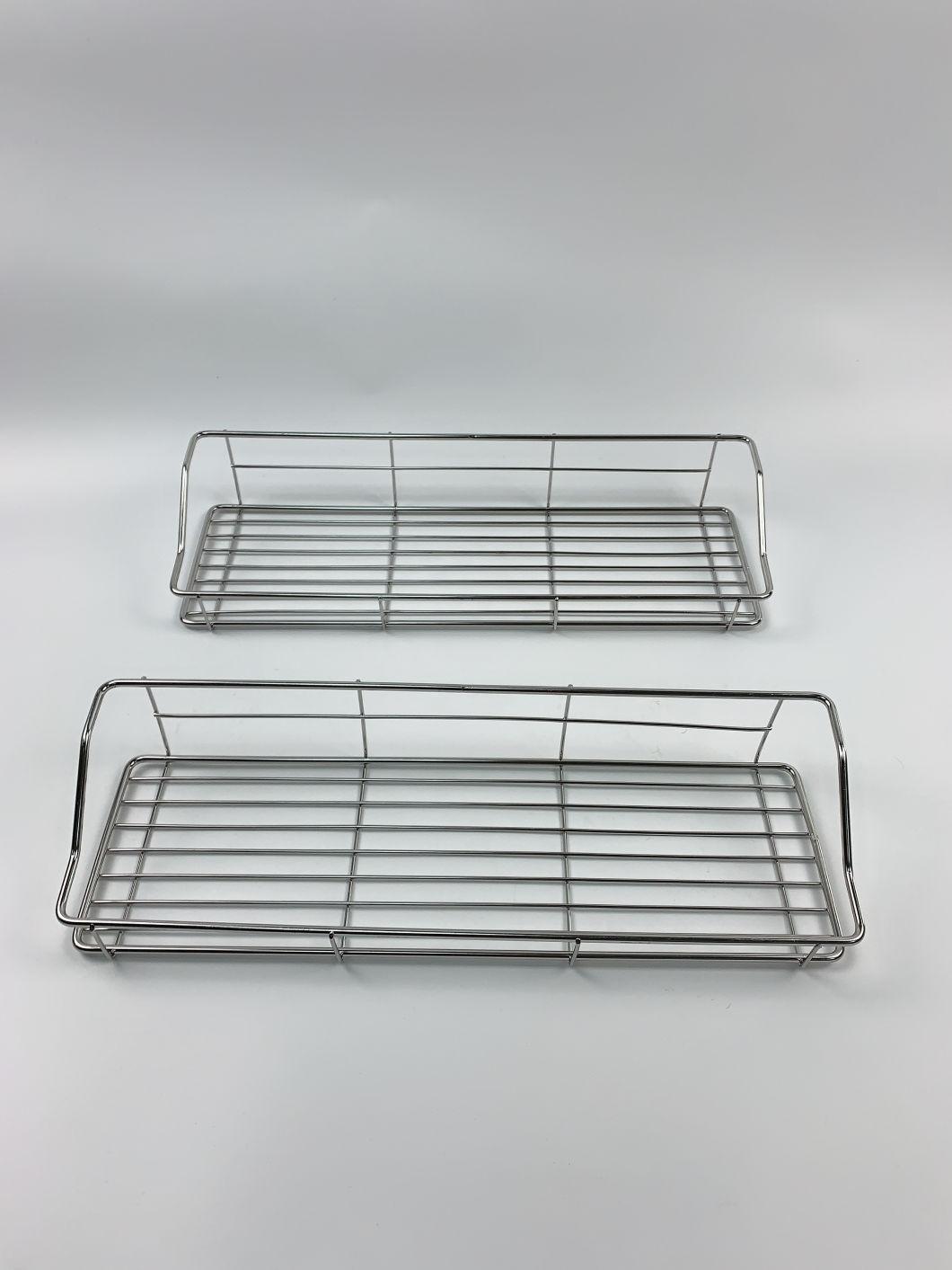 2 PCS Stainless Steel Adhesive Shower Caddy