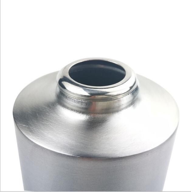 Silver Soap Bottle with Foamer Pumps for Home Bathroom Hotel