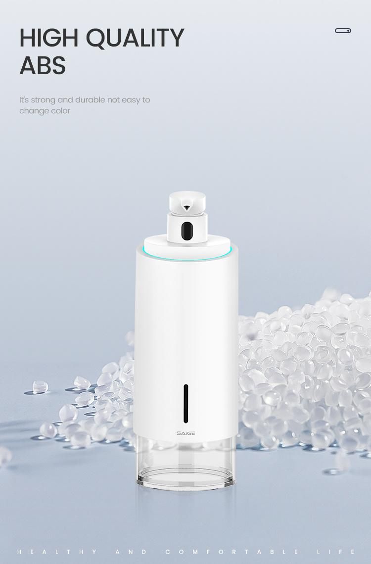 Saige New Arrival 250ml USB Rechargeable Bathroom Automatic Soap Dispenser Sensor