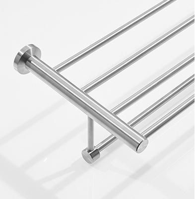 Stainless Steel Wall Mounted Double Towel Rack Bathroom Pendant