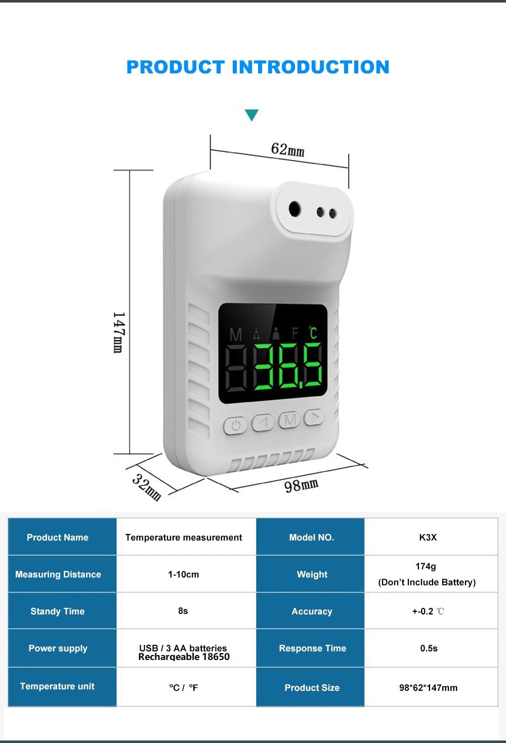 Digital LED Display Measuring Sensor K3X Hand Free Thermometer Temperature K3X