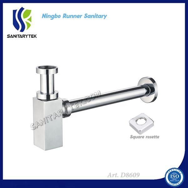 Square Modern Basin Bottle Trap Siphon for Wash Basin (D8609)