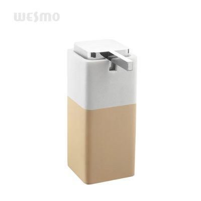Square Sandstone Polyresin Bathroom Accessories /Soap Dispenser