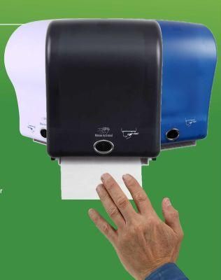 Bathroom Roll Paper Dispenser Towel Holder Automatic Manual Pull Both