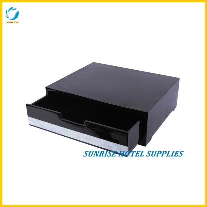 Hotel Bathroom Black Shinning Finish Amenities Box