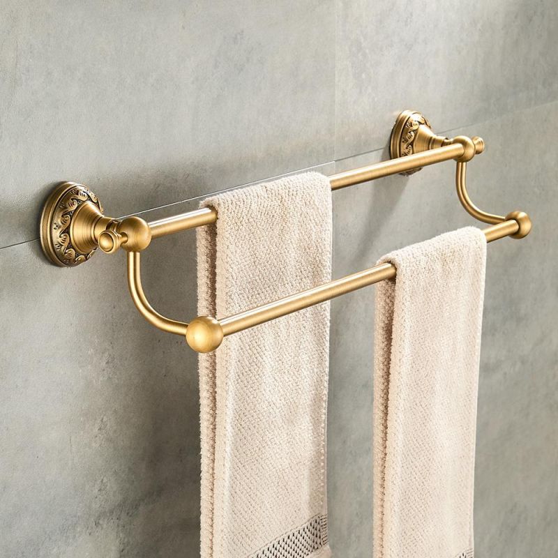 Bathroom Accessories Set Brass Antique Toilet Brush Holder