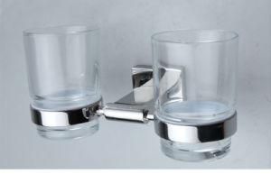 Bathroom Accessories Double Tumbler with Holder.