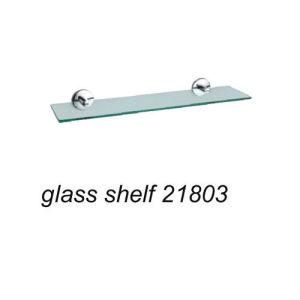 Hot Sales Style Wall Mounted Zinc Alloy Glass Shelf Chrome Finish 21803