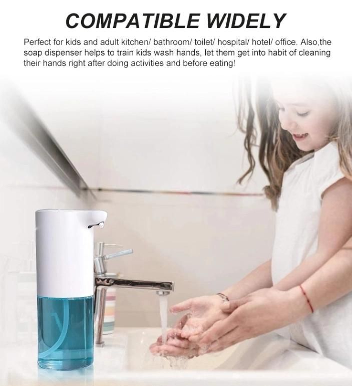 Bathroom Accessories Automatic Soap Pumping Machine Touchless Infrared Induction Sensor Automatic Hand Free Foam Soap Infrared Hand Sanitizer Dispenser