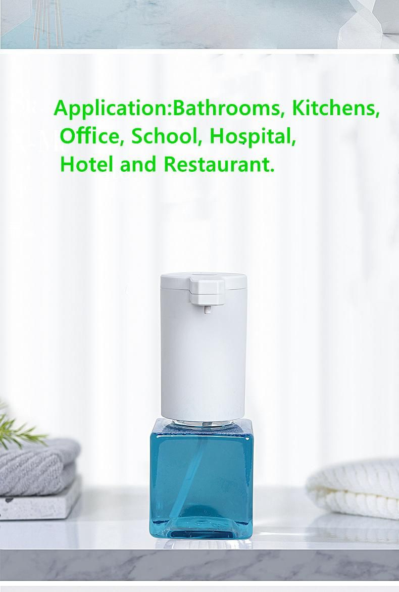 USB Rechargeable Fashion Design Automatic Touchless Hand Sanitizer Dispenser Kitchen Hand Free Soap Dispenser