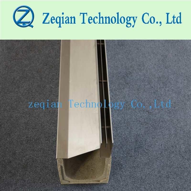 Galvanized Steel or Ss Slotting Polymer Trench Drain for Floor Drain