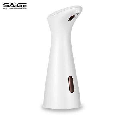 Saige 200ml White Plastic Sensor Automatic Hand Sanitizer Soap Dispenser