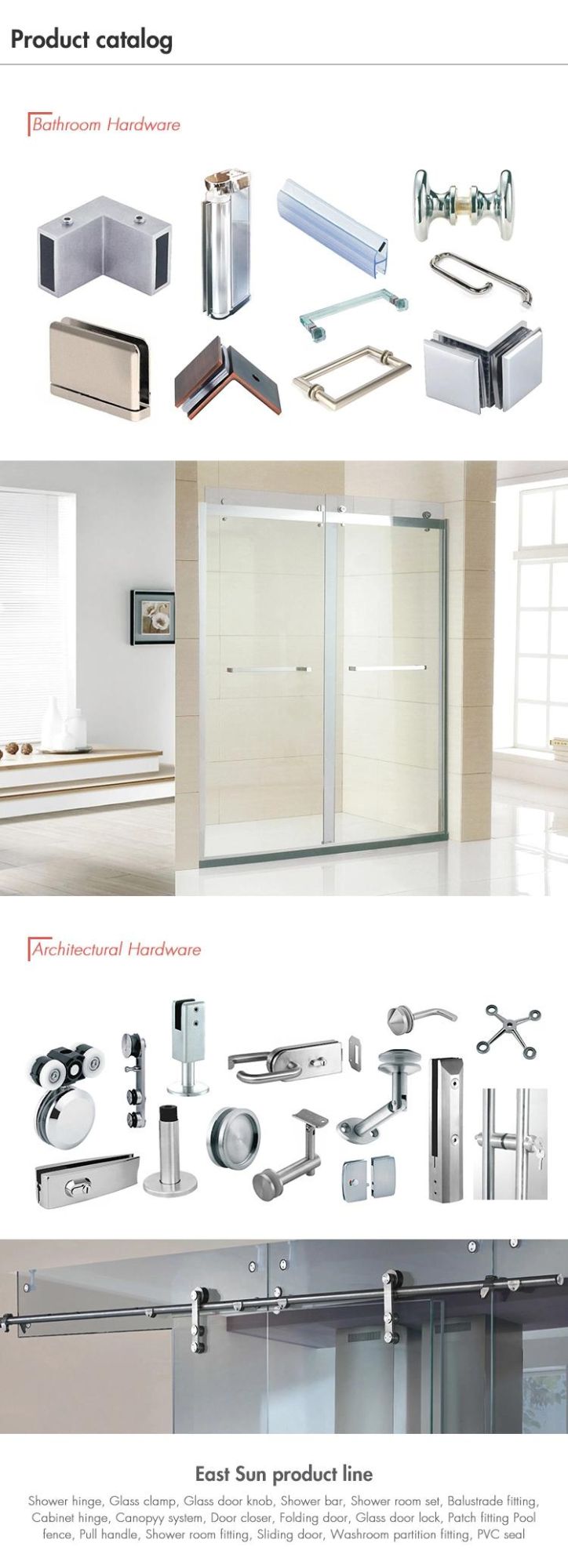 90 Degree Dobradica Stainless Steel Clip bathroom Hardware Glass Fitting Wall to Glass Hinge Shower Door Hinge with H Plate (ESH-301H)