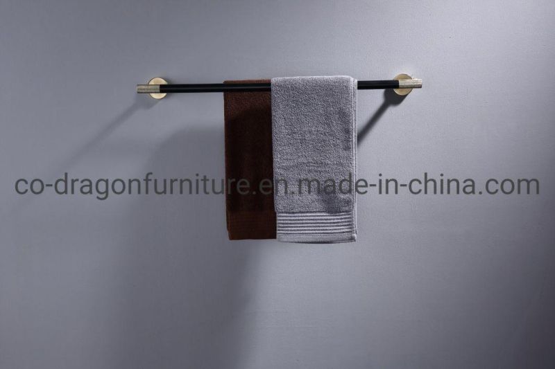 Hotel Brass Bathroom Accessories Wall Mount Double Towel Bar