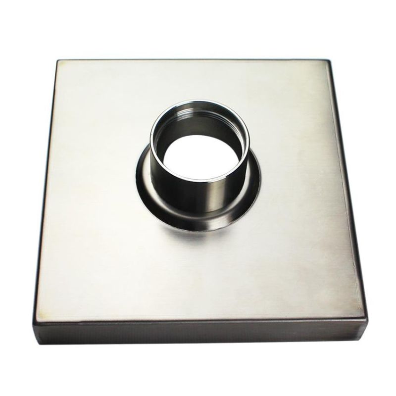 4 Inch Square Shower Drain Stainless Steel 304/316 Floor Drain