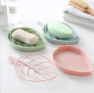 Creative Leaf Soap Box Bathroom Non Perforated Suction Cup Soap Box