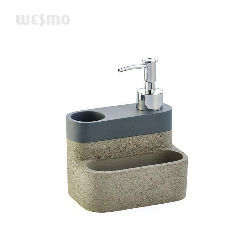 Manufacturer Custom Kitchen Organizer Soap Dispenser with Sponge Holder