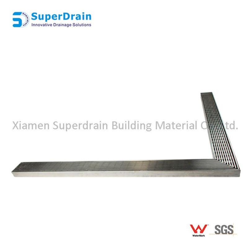 China Supplier Custom Made Right Angle Shower Drainage