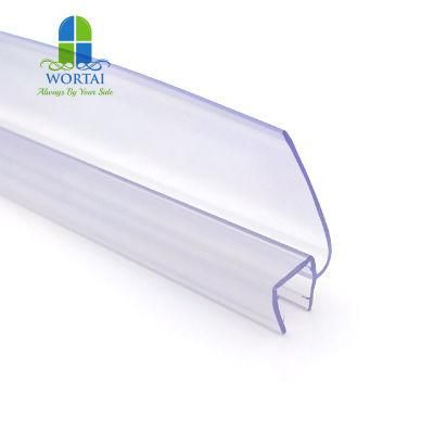 Shower Glass Door Seal Frameless Shower Door Bottom Seal Shower Door Sweep Rubber Plastic Shower Screen Seal Strip