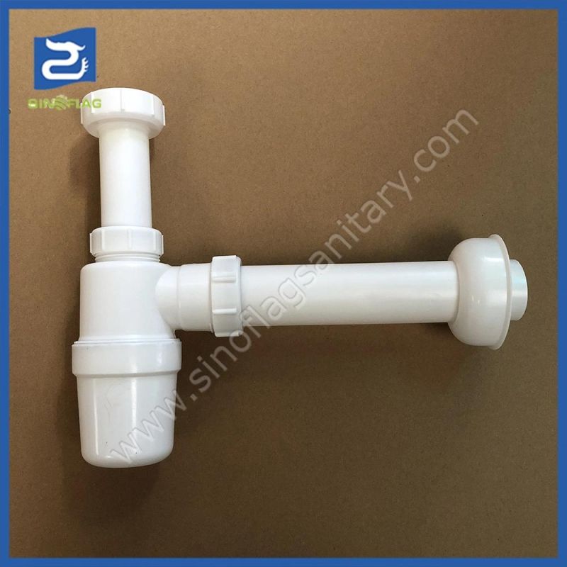 1.1/2 Plastic PP Bottle Drain with Flexible Pipe DN 40 DN50