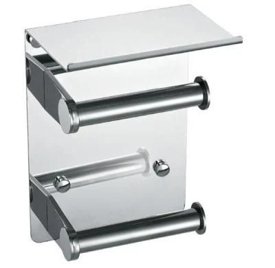 Wholesale Bathroom Accessories Stainless Steel Wall Mounted Roll Tissue Toilet Holder