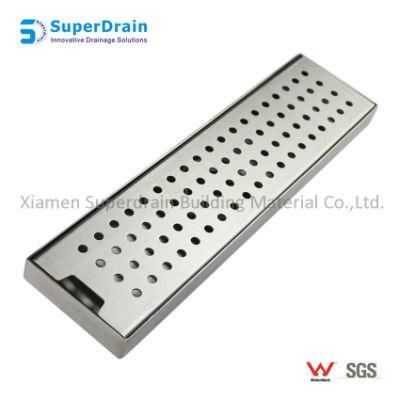 Drainage Covers OEM Stainless Steel Square Hole Shower Floor Drain with ISO9001