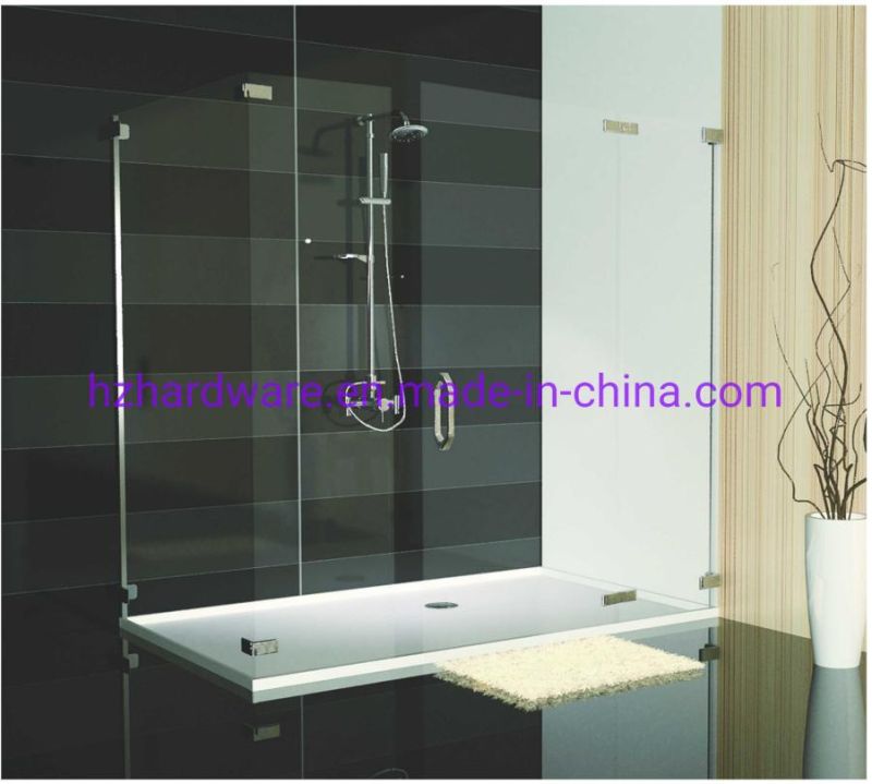 Hot Sale Zinc Alloy 180 Degree Glass to Glass Shower Hinge Heavy Duty