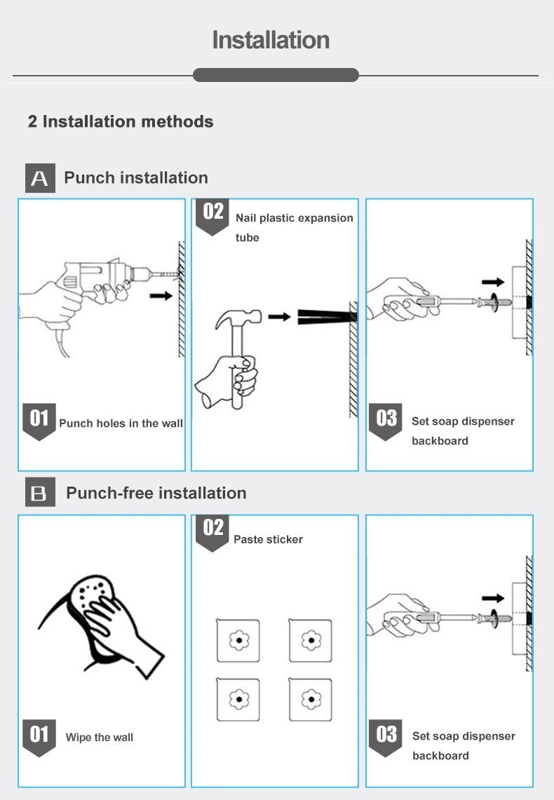 Saige Wall Mounted Automatic Liquid Sensor Spray 1000 Ml Dispenser