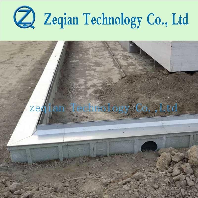 Slotting Steel Cover Polymer Edge Drainage Trench Channel