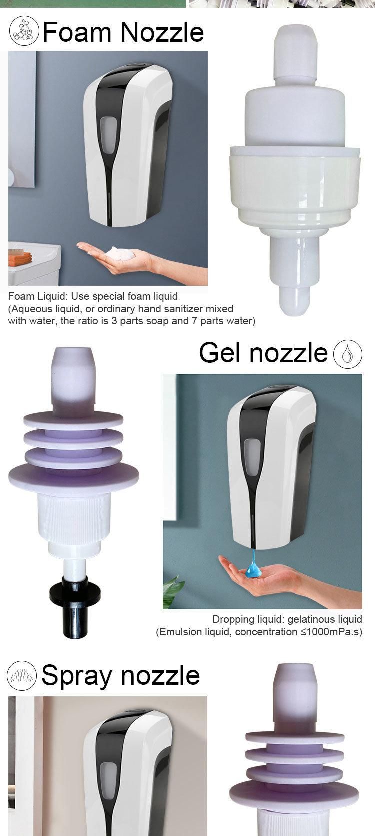 Touchless/Automatic Hand Sanitizer Dispenser/Liquid Soap Dispenser Gel/Liquid/Foam/Spary Pump Nozzle