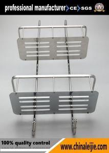 Newest Two-Layer Wall Mounting 304 Stainless Steel Storage Basket