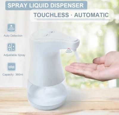 Home Office Infrared Hands Free Sanitizer Liquid Electric Foam Smart Spray Alcohol Foam Gel Automatic Sensor Soap Dispenser