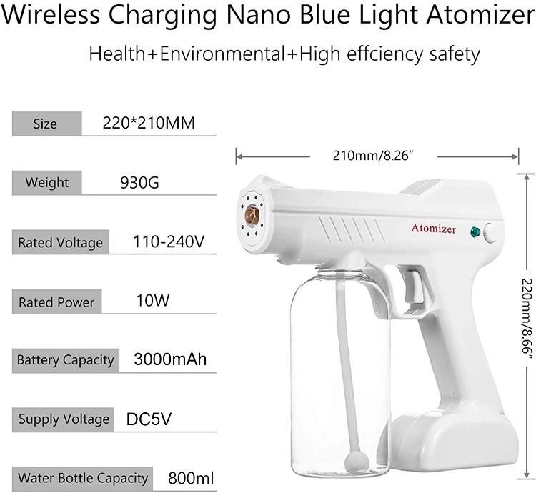 Nano Steam Gun, Ready to Ship Nano Sprayersteam Gun, Wireless Sprayer Gun Atomizer