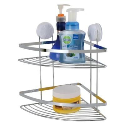 Hot Sale Chrome Hanging Bathroom Bath Shower Caddy with Basket