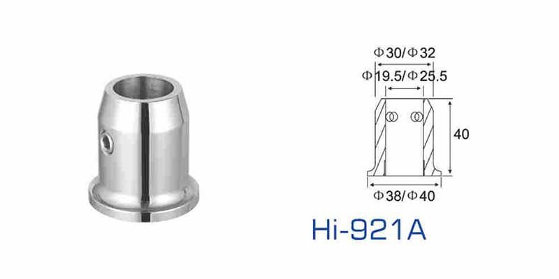 Hi-921A Frameless Glass Panel Stabilizer Railing Bar Connector